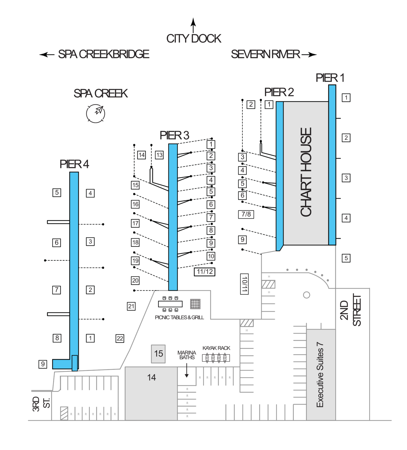 222 Severn - Marina Diagram Updated 2024 Cropped2